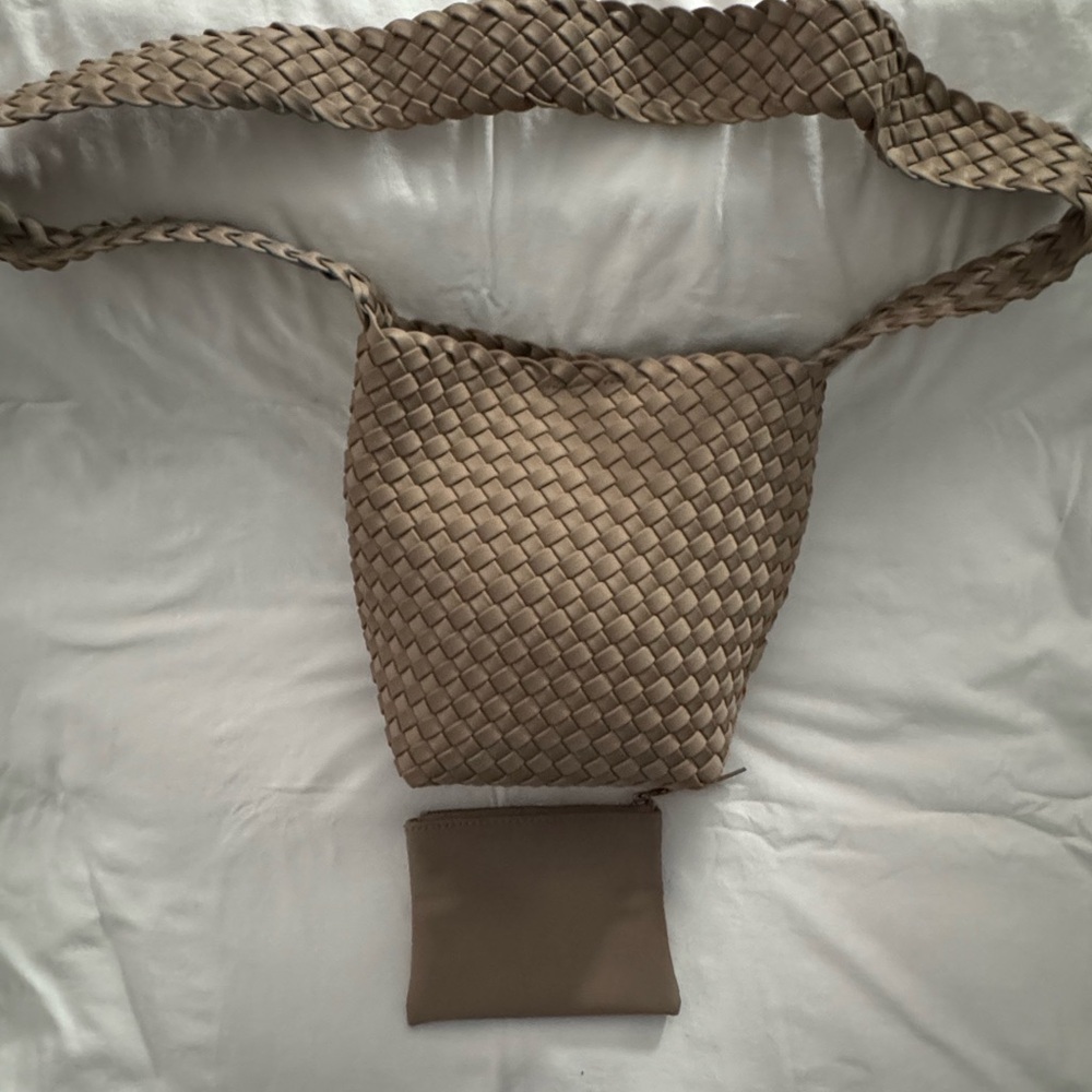 Naghedi Laguna Crossbody Bag with Pouch in Cashmere
